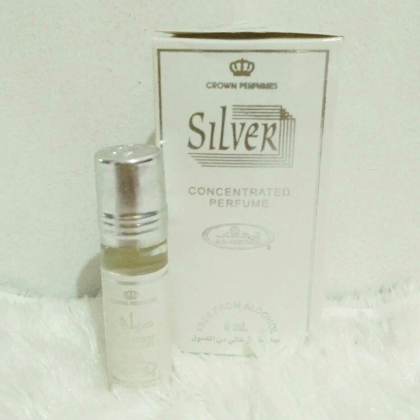 Detail Gambar Parfum Alrehab silver free from alcohol 6ml Terbaru
