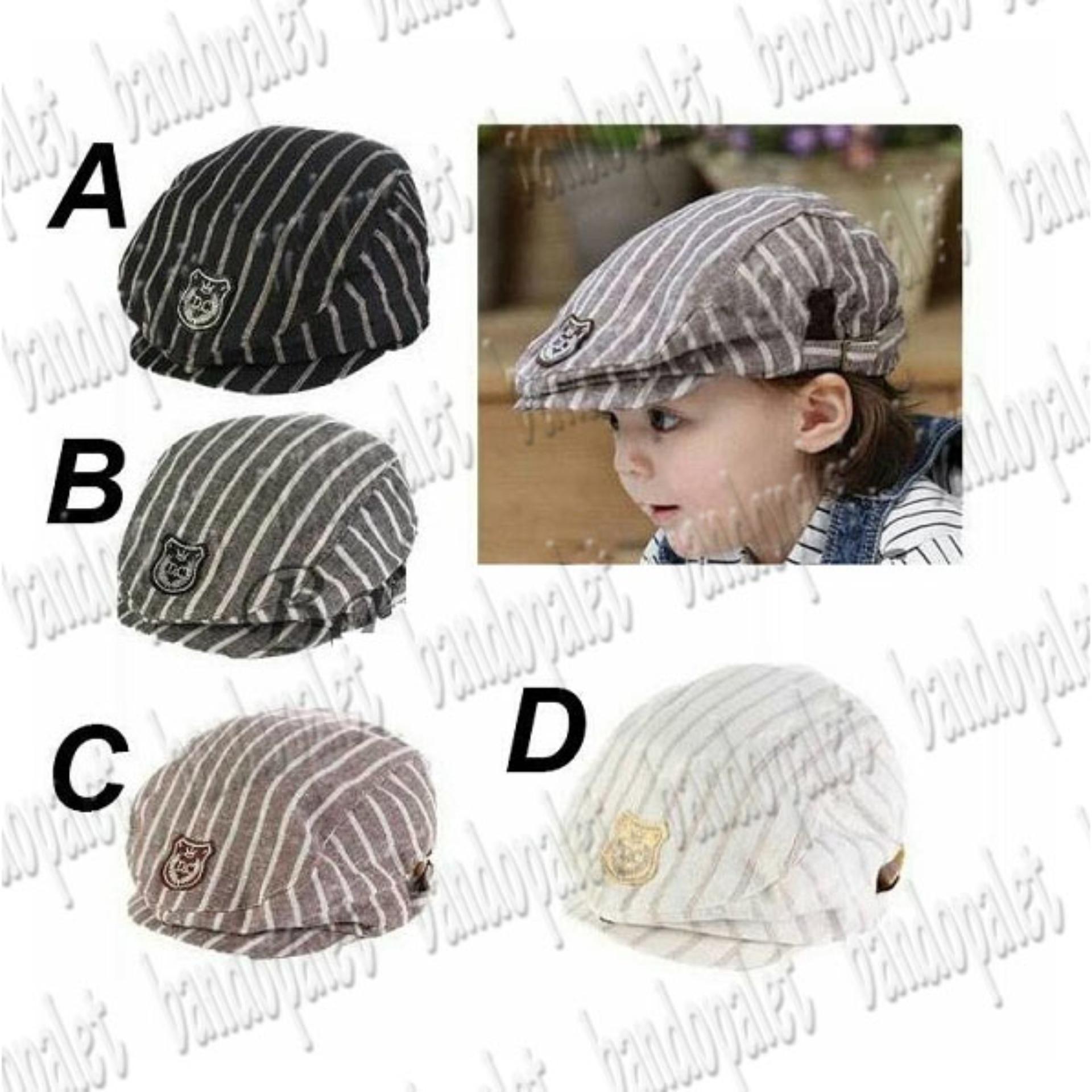 TOPI BARET ANAK BAYI DC TOPI PET TOPI FLAT CAP Topi Ala Anak Korea Detektif Korea / Korean Detective Hat Topi Pilot Hat Kupluk Bayi Baby Anak Kids Balita Toddler Beanie Korean Kid Topi Anak Topi Bayi Rajut Penghangat Hangat Baju Pakaian Jaket Sweater