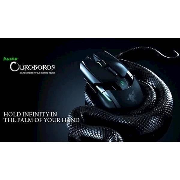 BEST SELLER - MOUSE - RAZER - OUROBOROS WIRED / WIRELESS GAMING MOUSE