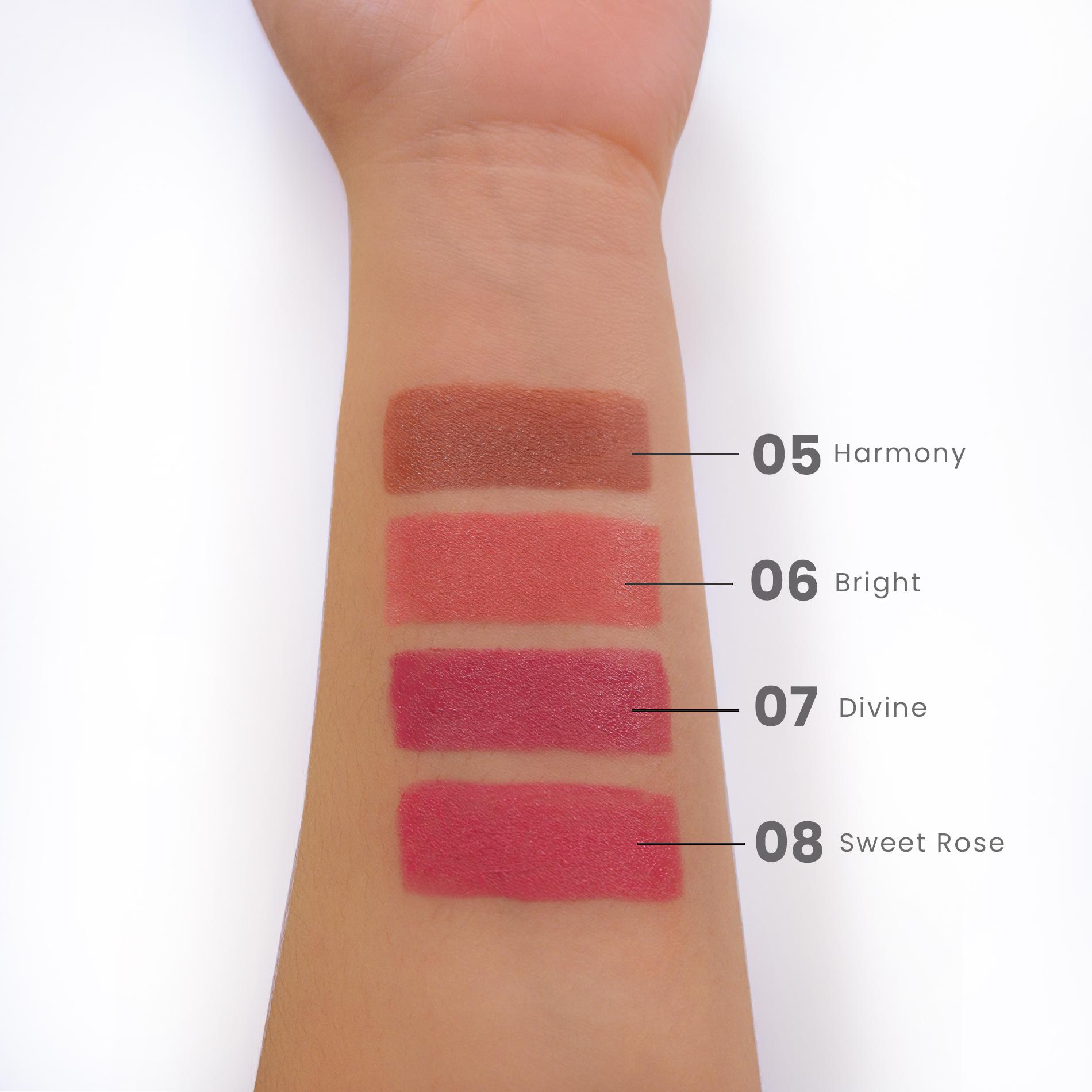 Sulamit Lipstick 03 Gentle Heart Pewarna Bibir Lipstik Daftar Detail Gambar SULAMIT Lipstick 08 Sweet Rose Pewarna Bibir Lipstik Terbaru