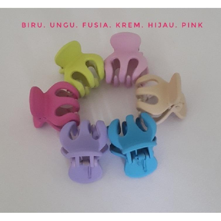 obral 1 set jepit jedai kw isi 6 pcs murah untuk dijual lagi tipe dove warna warni