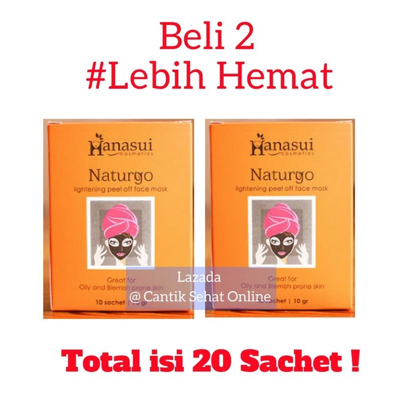 Masker Wajah Naturgo Hanasui BPOM Original 1000% @ Cantik Sehat