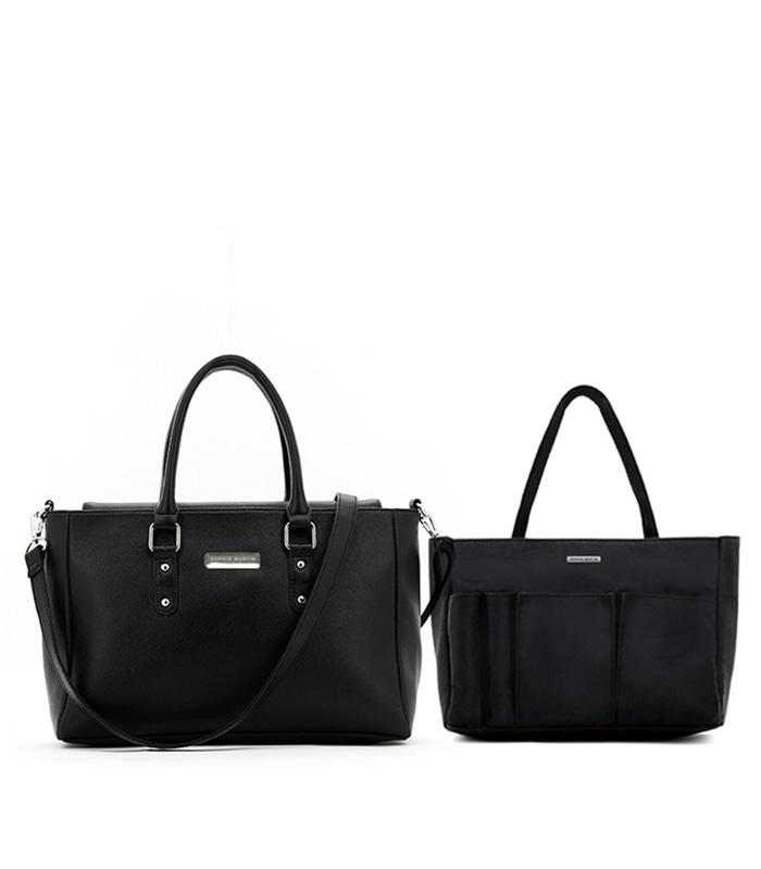 TAS 2 in 1 SELEMPANG WANITA SOPHIE MARTIN BERHARDT T3980B5 HITAM KUL A