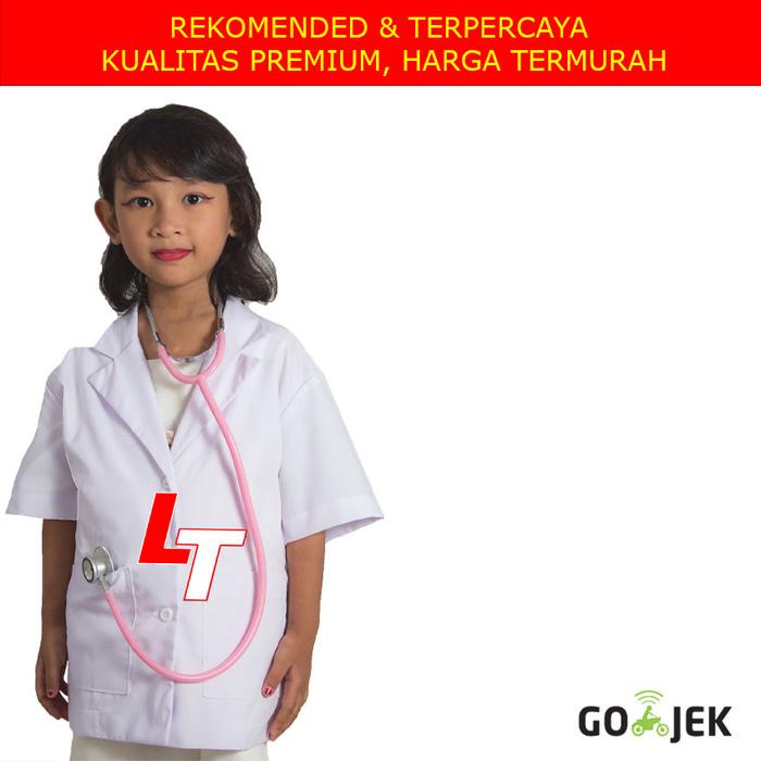 KOSTUM BLAZER DOKTER UNTUK ANAK 5(5-6 THN)/BAJU DOKTER ANAK TGN PENDEK