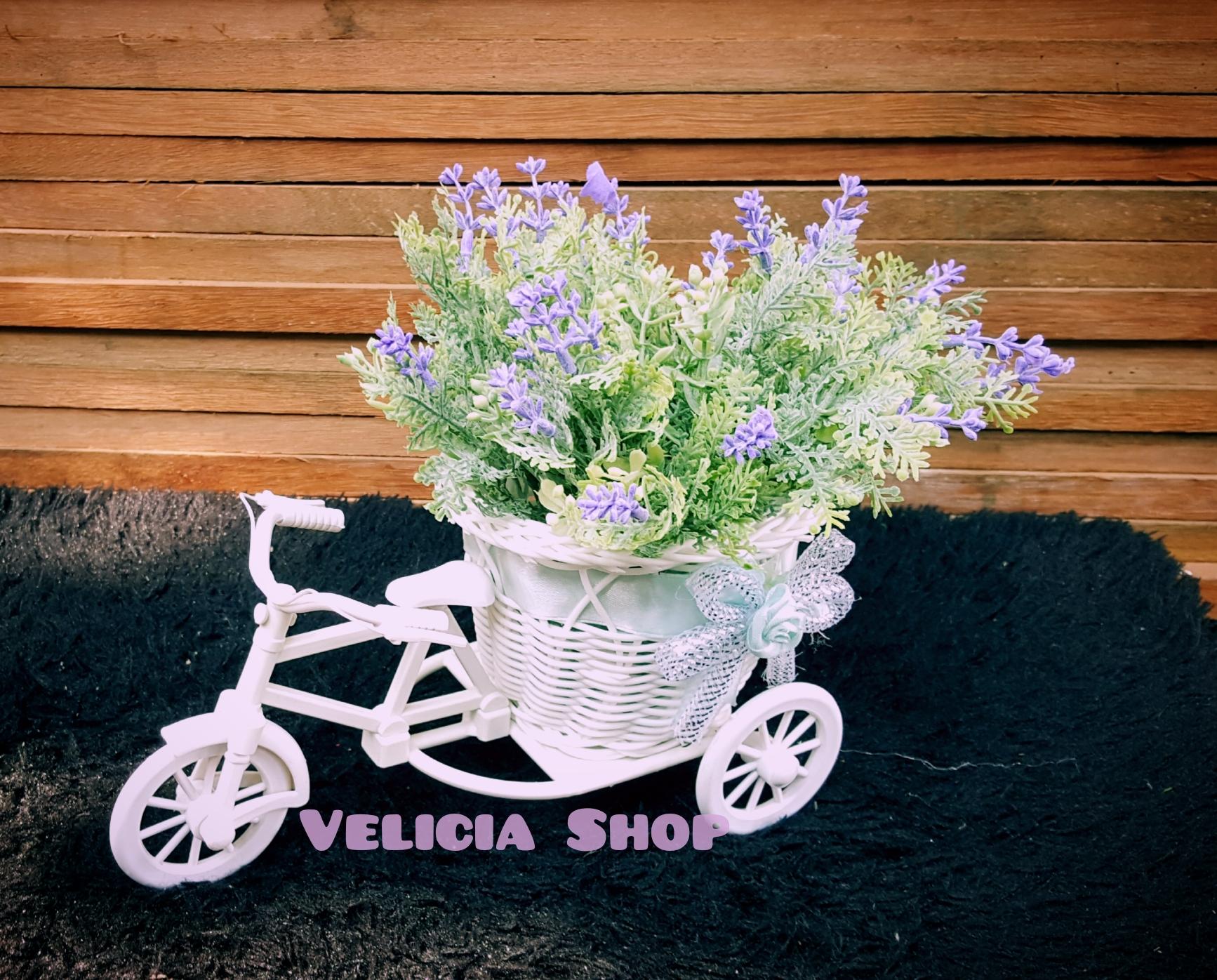 Bunga Pajangan - Bunga Hias Plastik - Bunga Lavender -Tanaman Artifisial Pot Sepeda Medium FFL888 Januari 2019 - 3 Bunga Pajangan - Bunga Hias Plastik - Bunga Lavender -Tanaman artifisial Pot Sepeda Medium FFL888 - 3