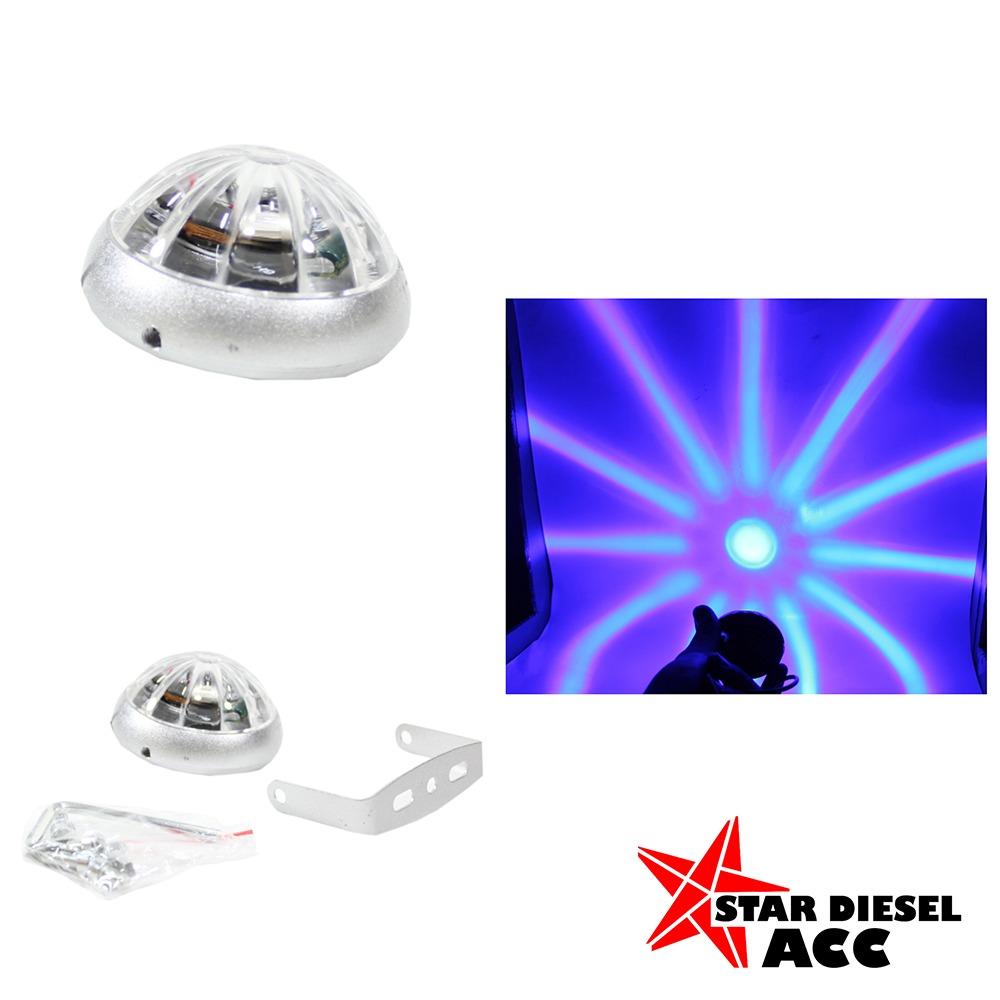 lampu rotary mini laser LED blitz flash H