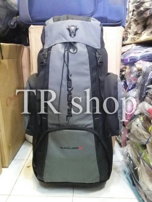 Tas Ransel Gunung Tracker #89 . 80ltr . Free Rain cover & Penyangga - 5zS5GR