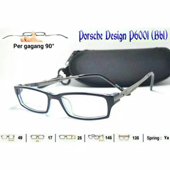 gratis lensa minus dan harga termurah.. kacamata Porsche design P6001
