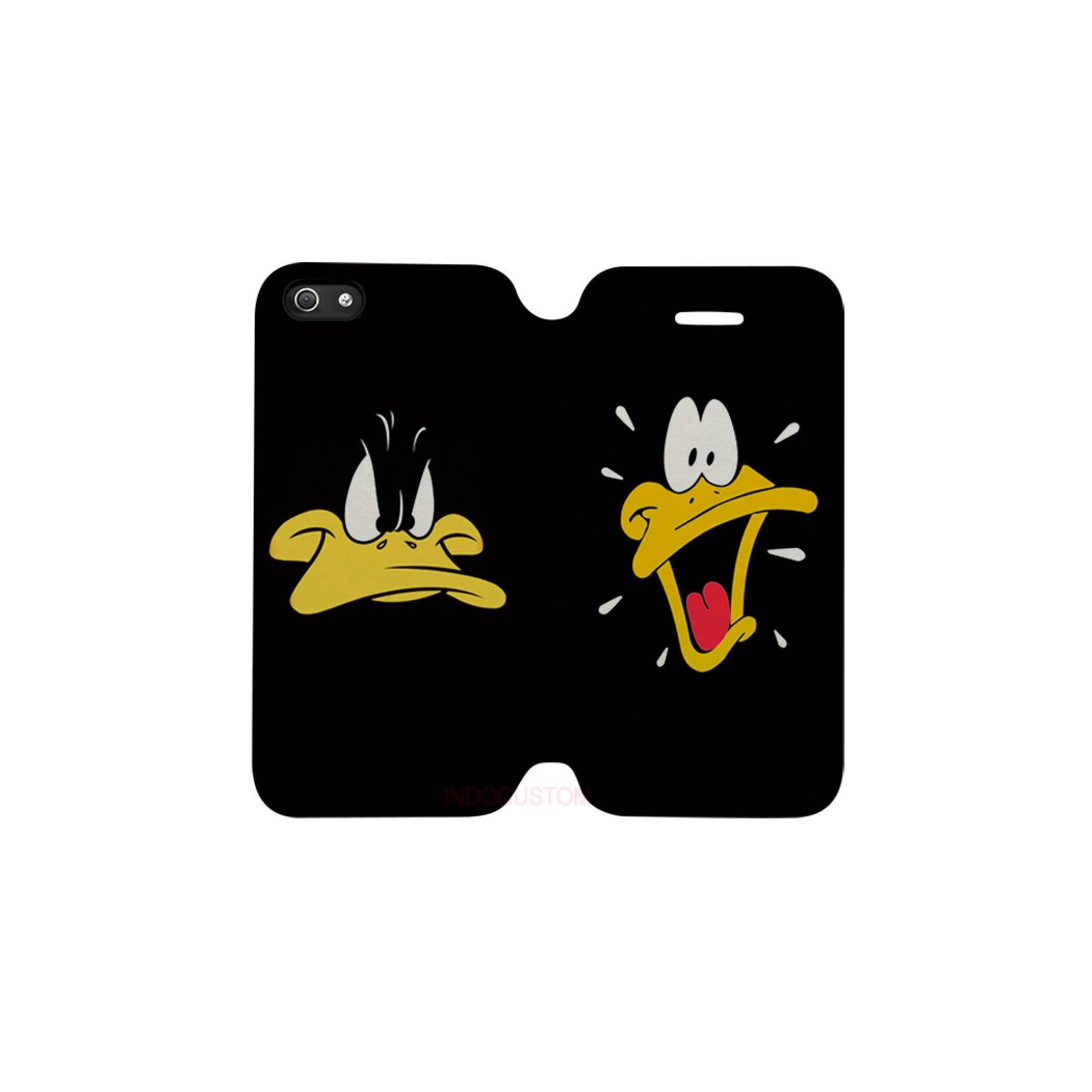 Daffi Duck Iphone 5C Custom Flip Cover Case