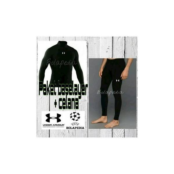 Paket Celana Baselayer Manset Nike Adidas Renang Diving Gym Legging