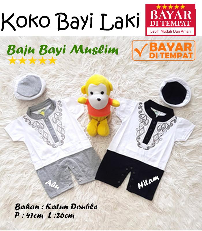  Baju  Koko  Bayi  2 Bulan Baby Love