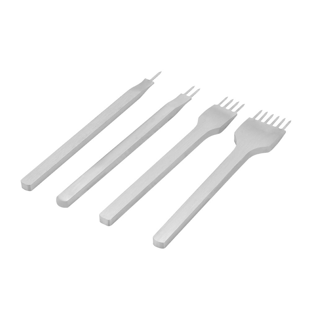 XCSOURCE 3mm Set Of 4 Leather Craft Tool Hole Punches Stitching Tool 1+2+4+6 Prong TH123 Januari 2019 - 4 XCSOURCE 3mm Set of 4 Leather Craft Tool Hole Punches Stitching Tool 1+2+4+6 Prong TH123 - 4