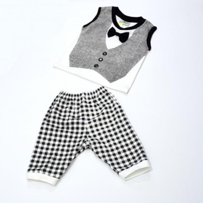Jual Ozuka FK Romper Bow Tie Set Setelan Pakaian Anak Berkualitas