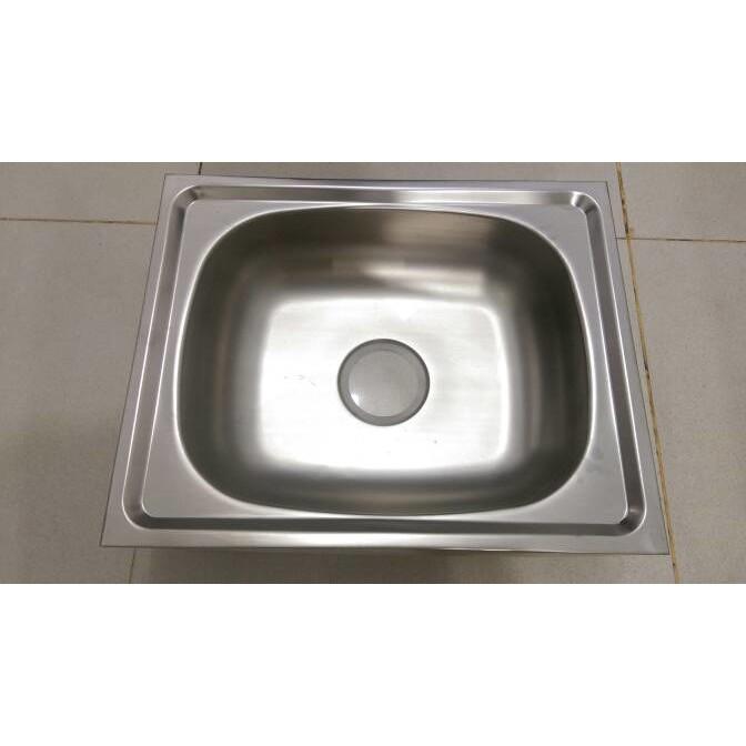 Bak Cuci Piring Stainless Steel 1 Lubang + Afur / Kitchen Sink - Jmd9xp