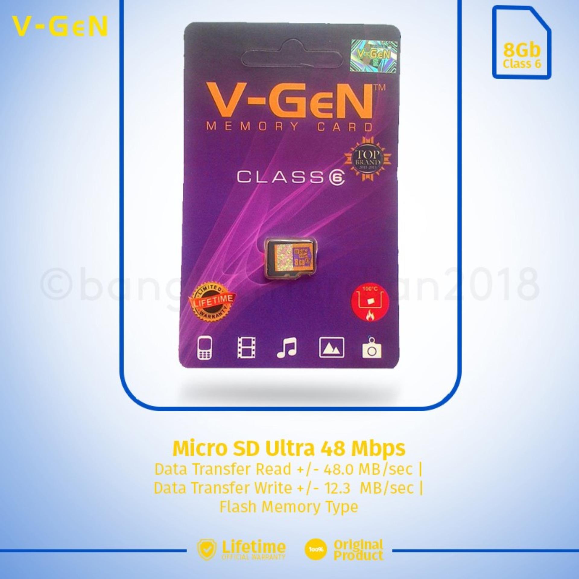 Detail Gambar V Gen Micro SD Memory Card 8gb Class 6 Terbaru