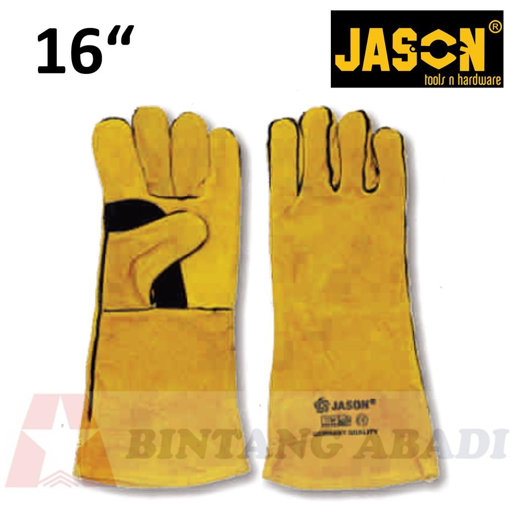 Jason Sarung Tangan Kulit Kuning 16