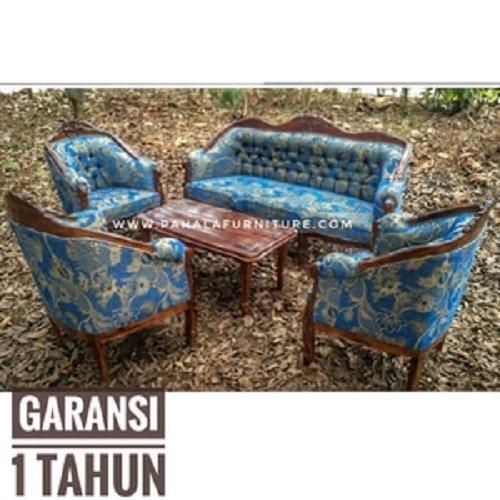 Kursi Tamu Jati Louis Garvani BEST SELLER!!! (Furniture Murah Jakarta)