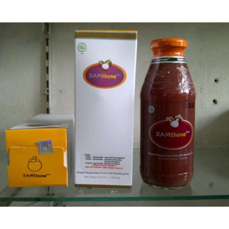 Xamthone Plus Jus kulit Manggis, Bunga rosella anggur & madu murni 350 ml350 ml