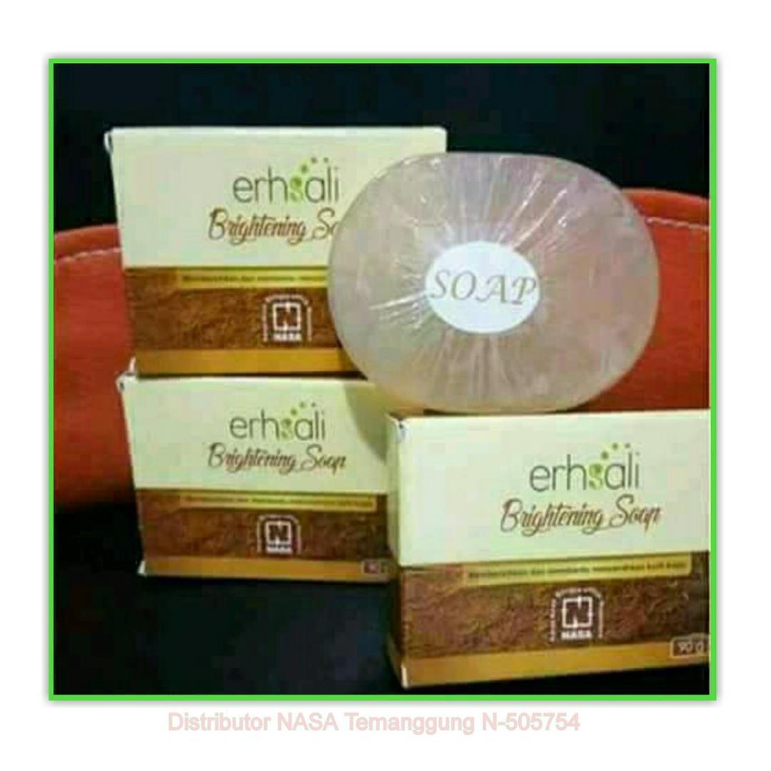 ... Erhsali Brightening Soap Original Nasa Membersihkan Dan Mencerahkan Wajah - 5