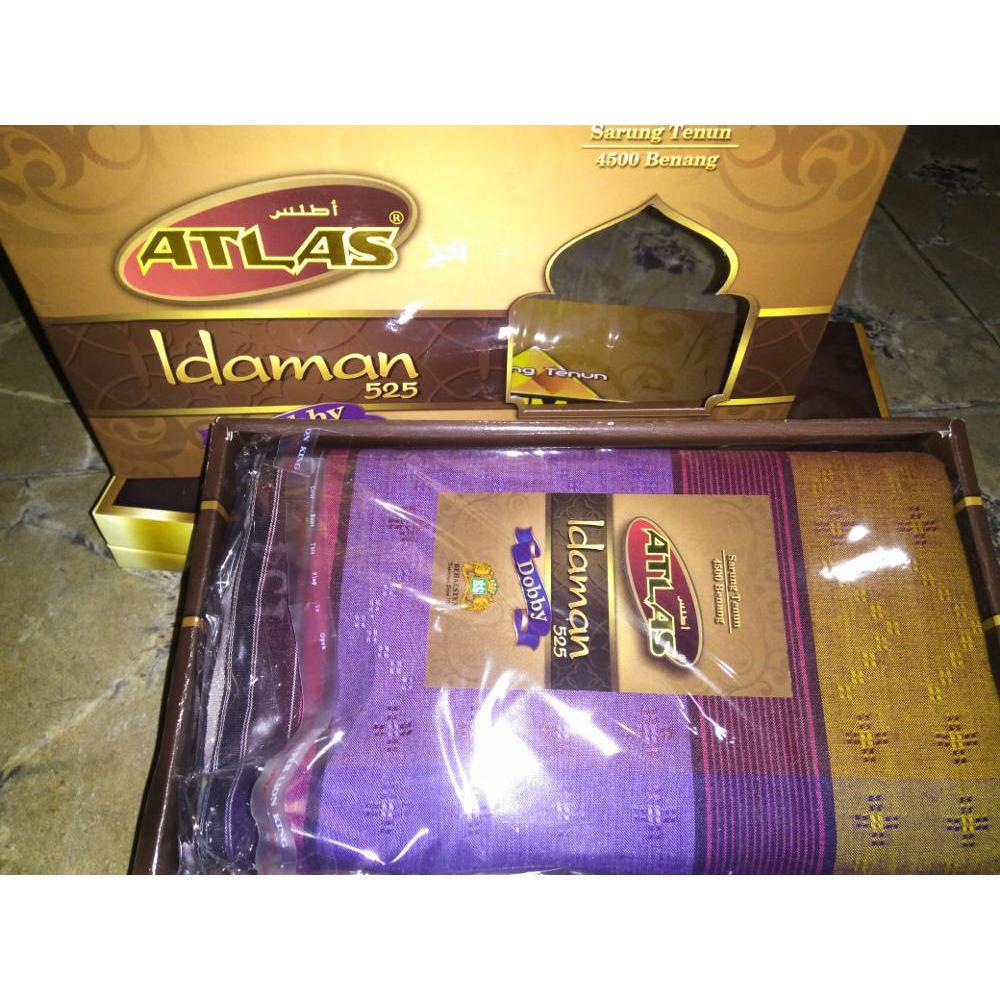 atlas idaman doby Sarung Tenun 1 Pc Corak Random - Eksklusif Premium Muslim Motif Asia Kain Sarong Muslim Pria Dewasa Perlengkapan Ibadah Sholat Jum'at Ied Hari Raya Pengajian Corak Masa Kini Bahan Halus Lembut Adem Nyaman