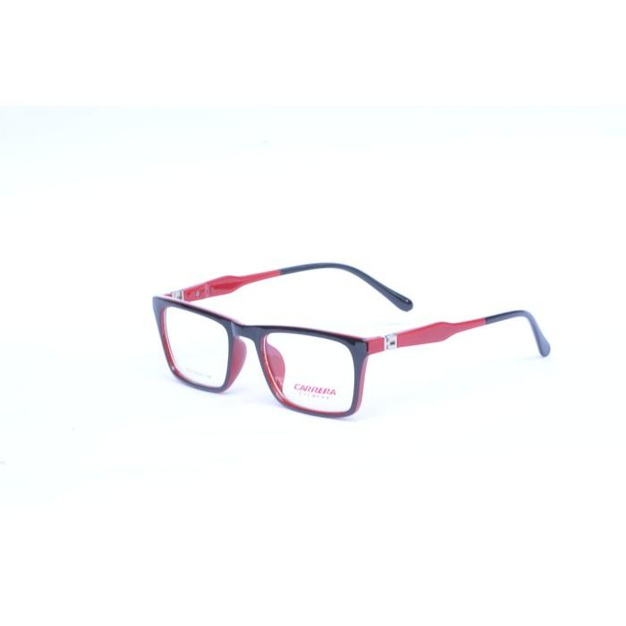 Kacamata Minus Sport Carrera (Frame+Lensa) 1804 Pria Wanita Merah