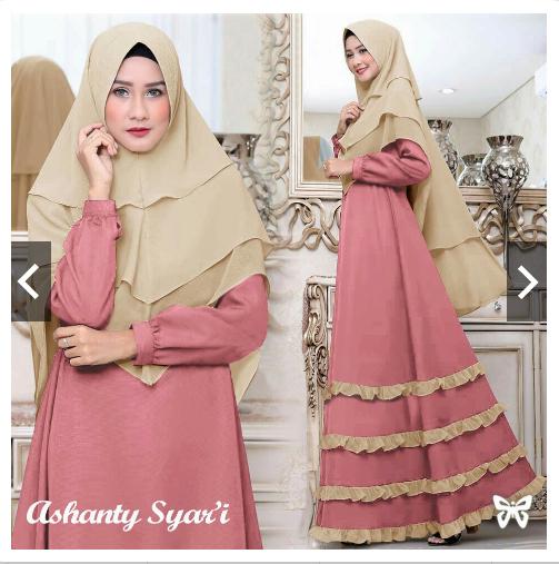 MoslemWear Gamis Set Syari Syarie Pesta Cantik + Hijab Bergo 3 lapis - Busana Kondangan Muslimah Muslim Wanita hijaber - Remaja- Gaun Pesta Party Maxy Dress - Kebaya Modernn Hijab Jilbab Batik ihashanty