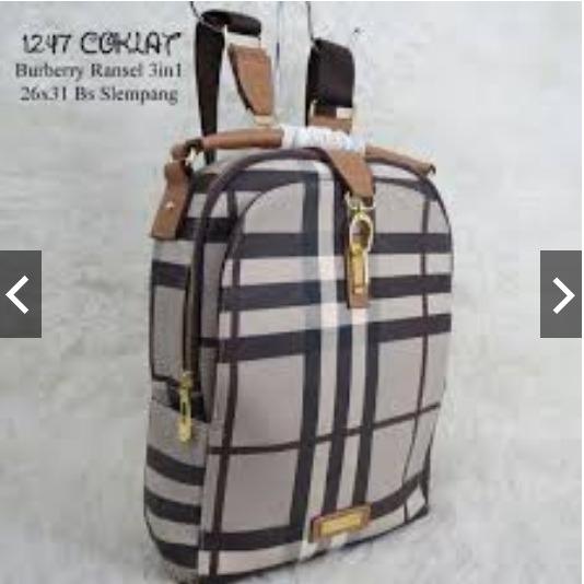 tas ransel wanita tas punggung burberry tas import tas kulit tas branded tas batam tas grosir