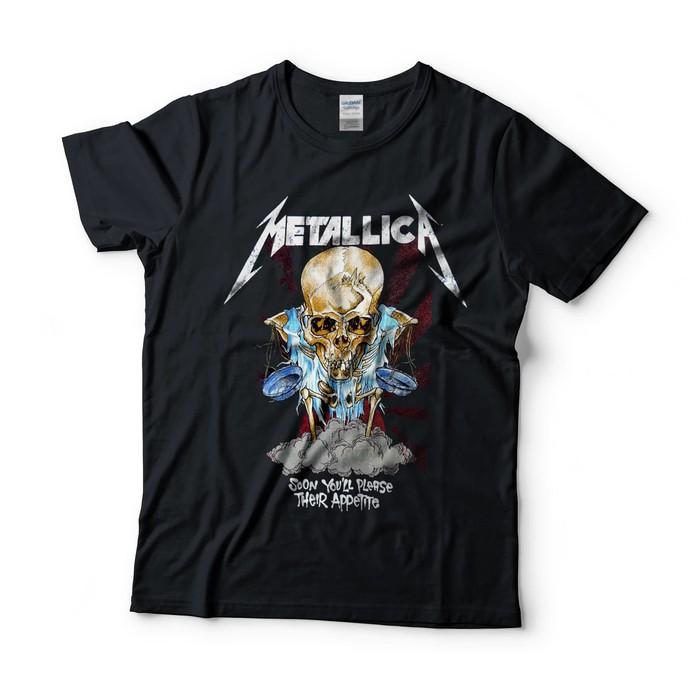 Baju Kaos Band Metallica Dorris Tag Gildan - Imzcgy