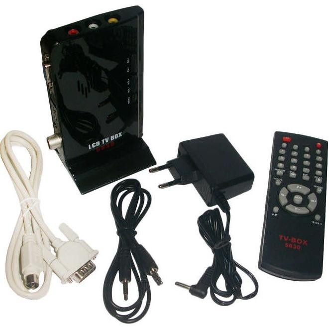 TV TUNER GADMEI 5830 SUPORT LCD CRT - HITAM