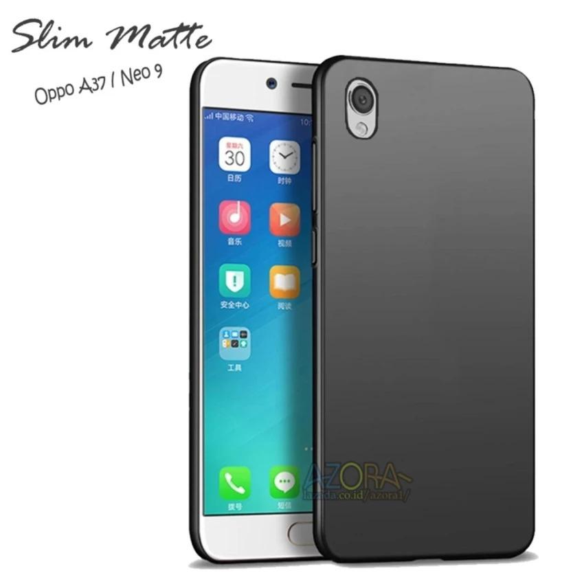 Uncle Star - Case Slim Black Matte Oppo Neo 9 / A37 Baby Skin Softcase Ultra Thin Jelly Silikon Babyskin