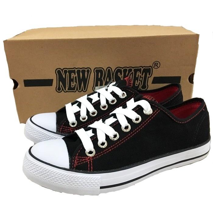 Sepatu Sekolah Sneakers Anak Merk New Basket Boot Pendek Untuk Cewek Cowok Hitam Putih Januari 2019 - 2 Sepatu Sekolah Sneakers Anak Merk New Basket boot Pendek untuk Cewek Cowok Hitam Putih - 2
