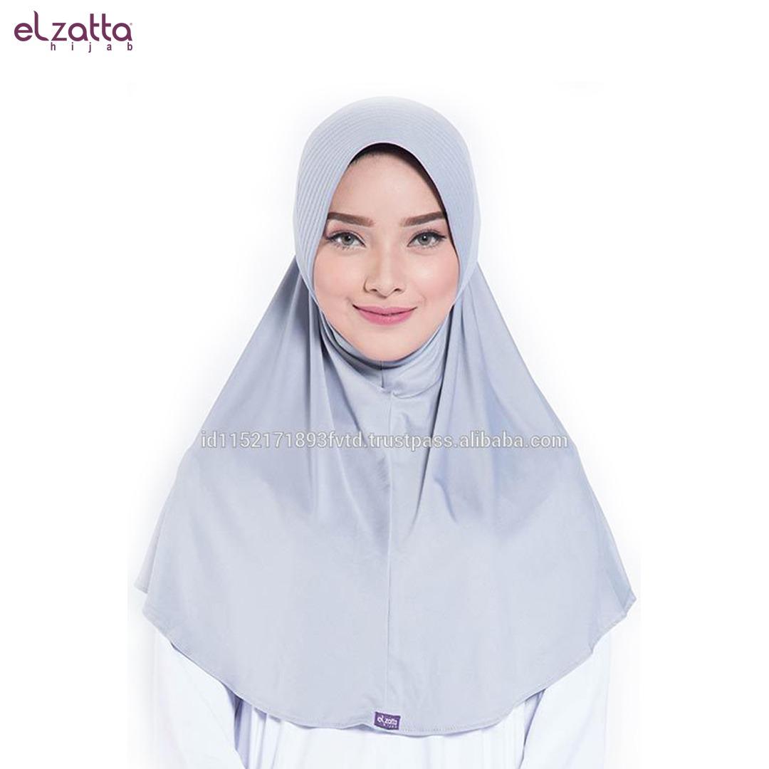 HIJAB INSTAN ELZATTA WARNA ABU E002 ABU