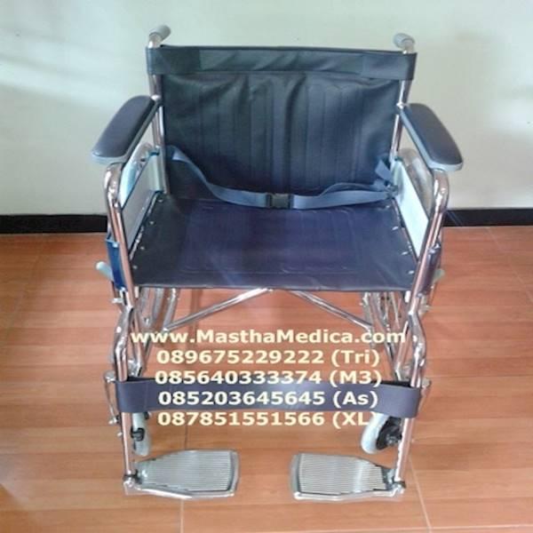 Kursi Roda Standar Rumah Sakit Kuat Murah + Rem Roda Di Surabaya