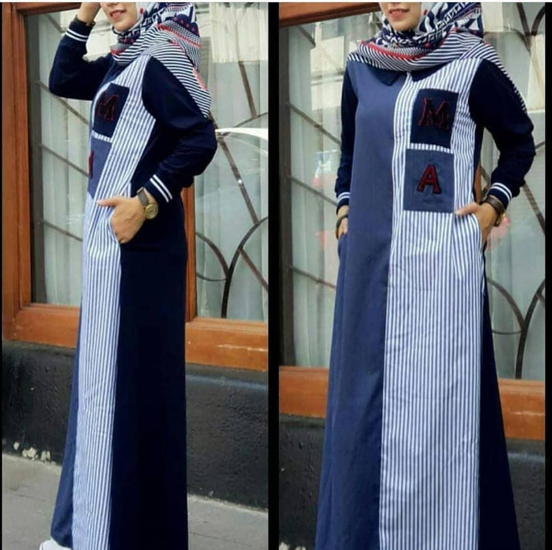 Baju Muslim Modern Gamis Mima Dress Balotelly Mix Katun Trendy Modern Wanita Baju Panjang Stelan Polos Muslim Gaun Kerja Dress Pesta Syar’i Murah Terbaru Maxi Muslimah Termurah Pakaian Modis Baju Hijab Panjang Simple Syari Casual Elegant 2019