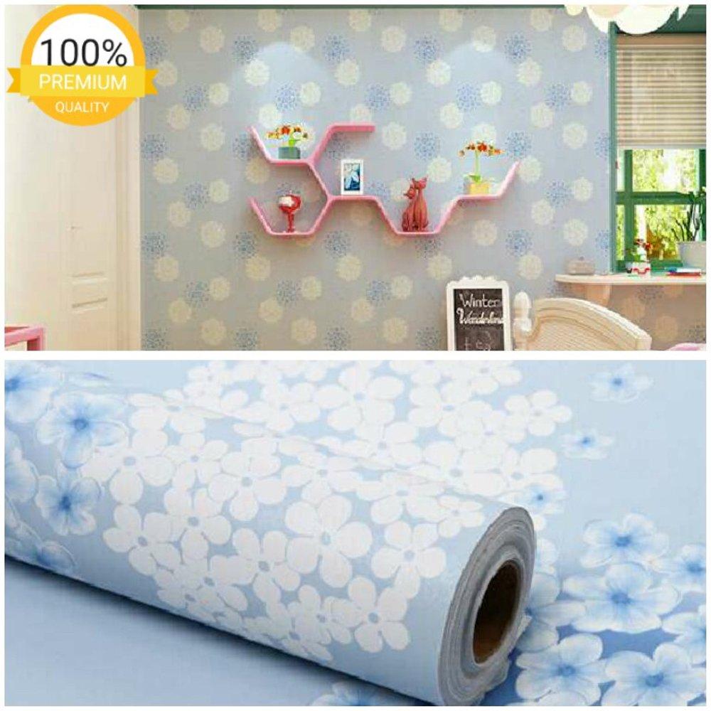 Detail Gambar Wallpaper Sticker Cantik Motif Bunga Dandelion 45x10 Meter - PRP Terkini