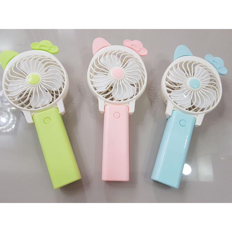 Paling Laku Kipas Angin Mini Portable Usb Karakter Kitty
