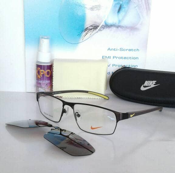 FRAME KACAMATA NIKE CLIP ON 7508 BR/KACAMATA MINUS/BACA/SUPER QUALITY
