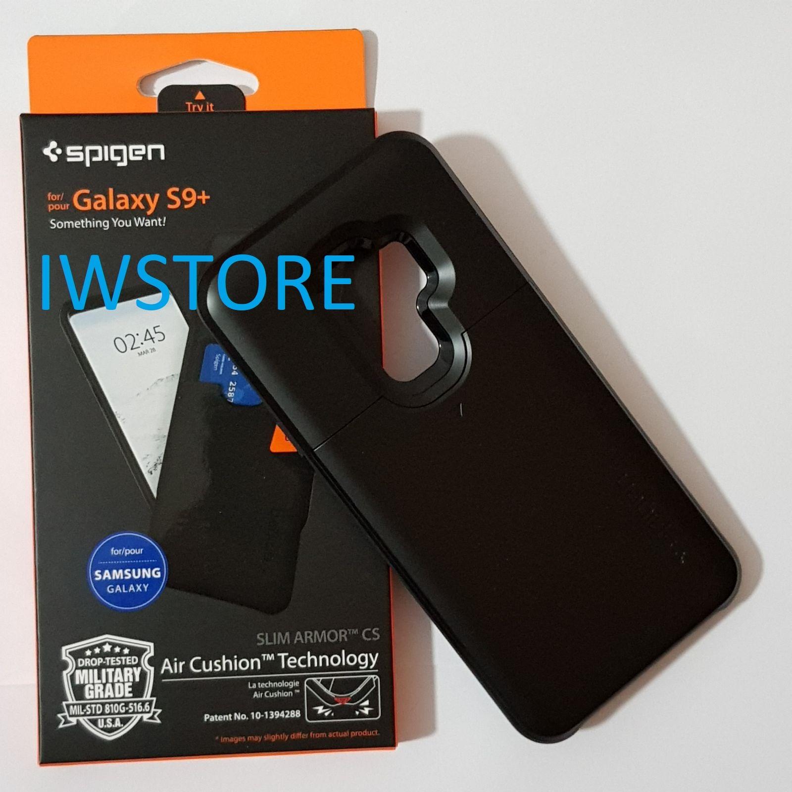 ORIGINAL SPIGEN SLIM ARMOR CS CASE GALAXY S9+ S9 PLUS - BLACK