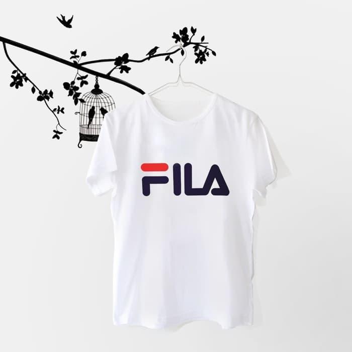 Fitur T Shirt Fila Kaos Fila Pakaian Wanita Baju Cewek Kaos Cantik