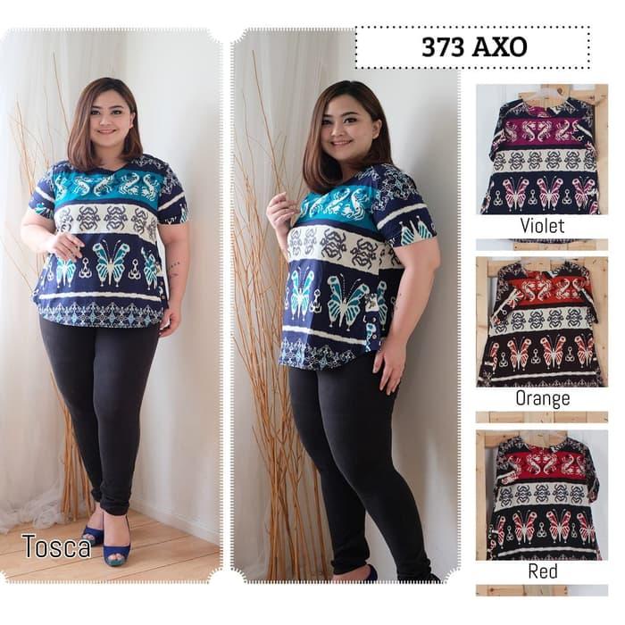 Blouse Cewe Atasan  Wanita  Jumbo  Macchiato Blouse Bigsize 