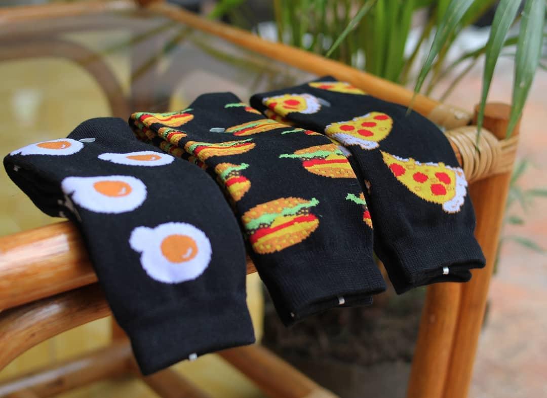 Kaos Kaki Old Skool Skate Pizza Hitam Januari 2019 - 3 Kaos Kaki Old Skool Skate Pizza Hitam - 3
