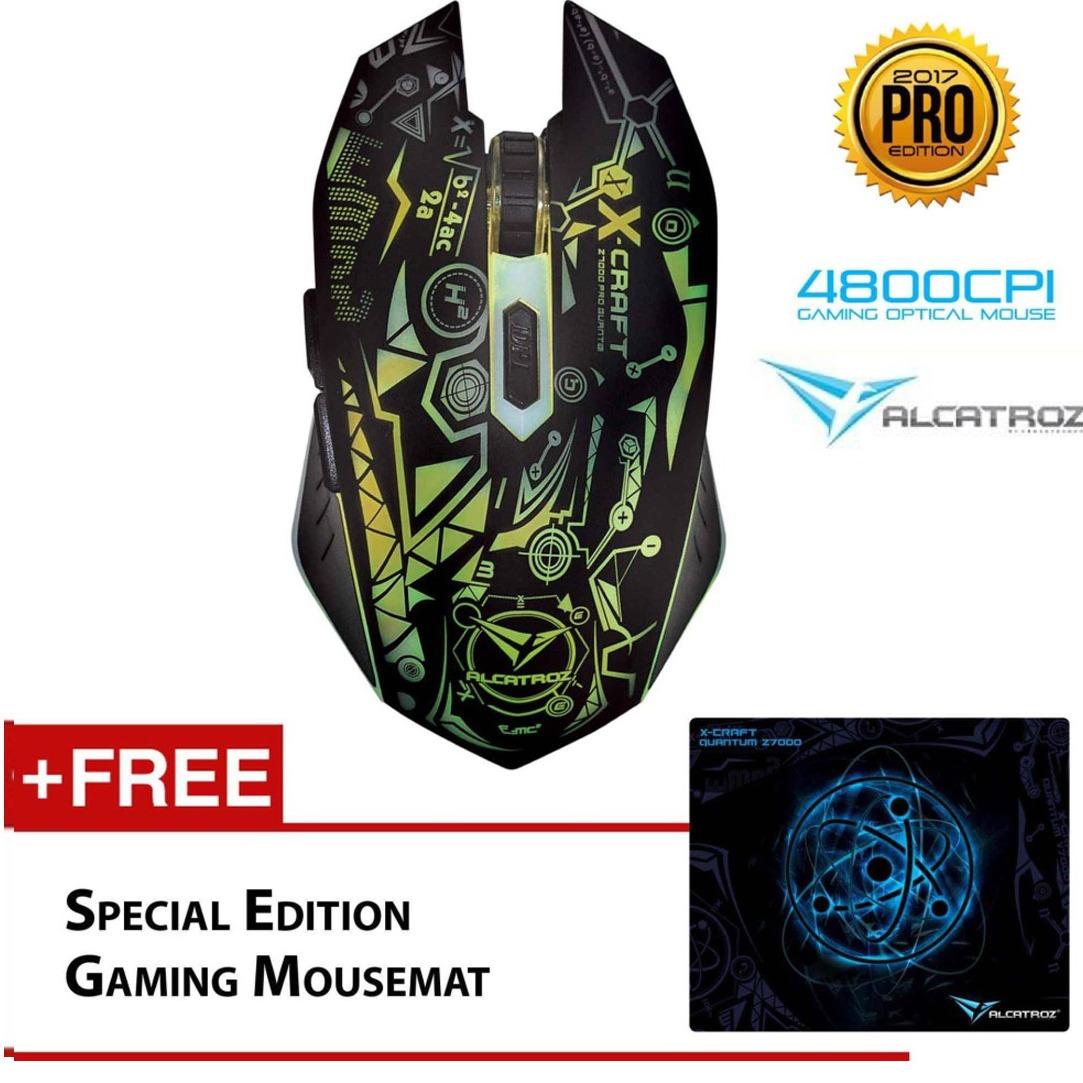 Alcatroz X-Craft Quantum Pro Z7000 Macro Programing + Mouse Pad.