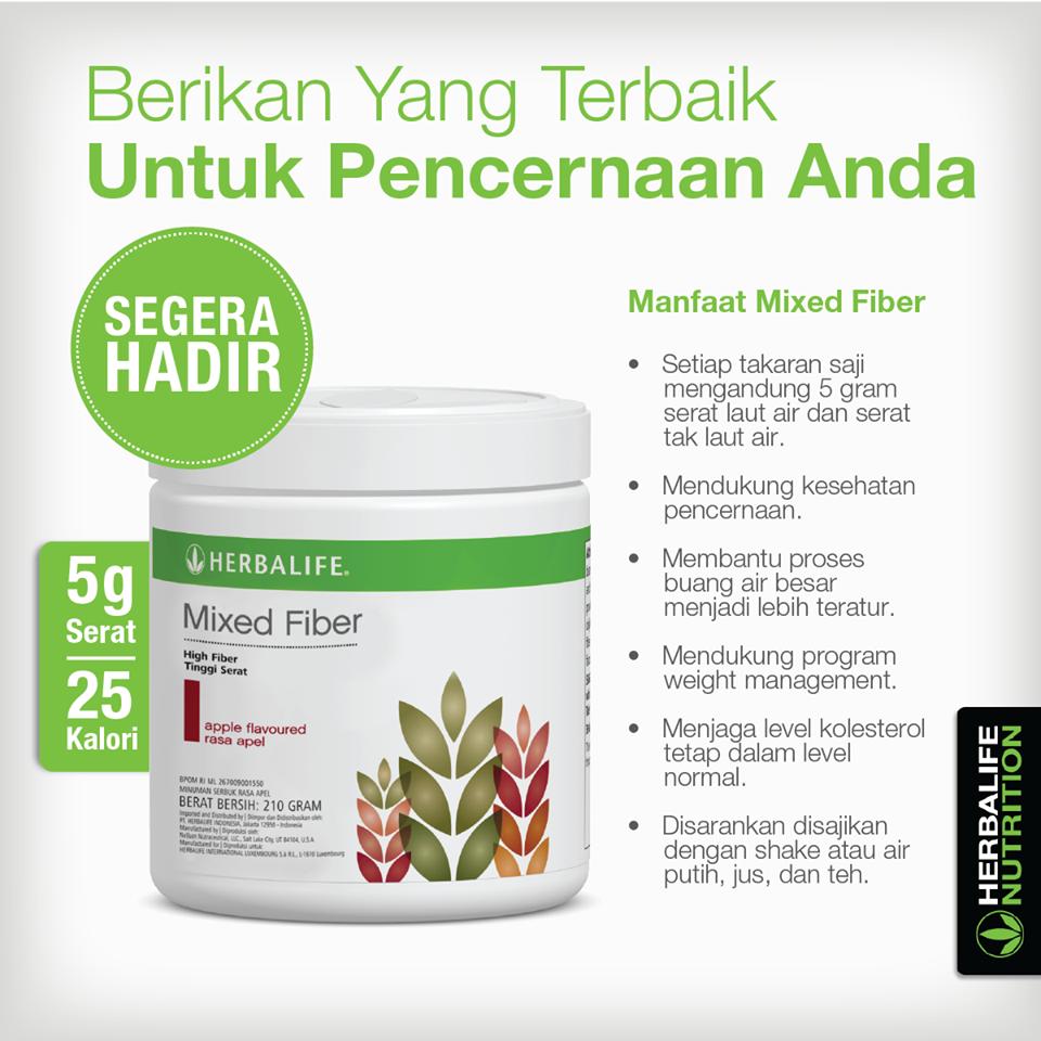 MIX FIBER HERBALIFE # Pelangsing & pengganti makanan