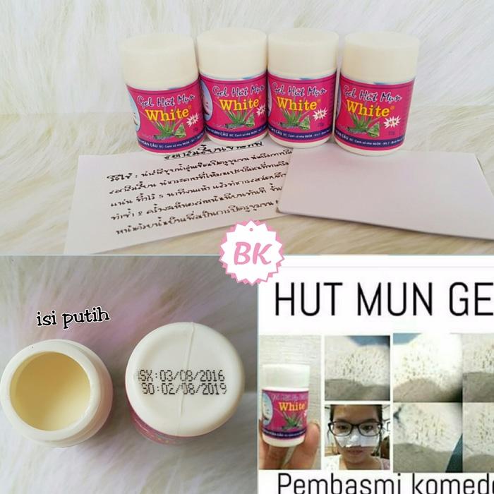 GEL MAT NA HUT WHITE ORIGINAL / GEL PENCABUT KOMEDO