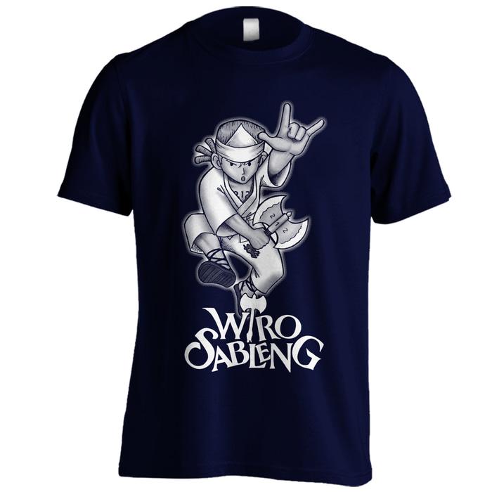 Kaos Wiro Sableng C02 - Navy Biru Dongker Baju Distro Film Jadul S-XXL