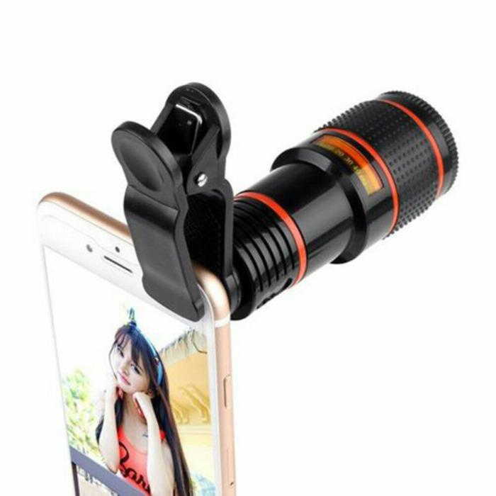 Telezoom Lensa Clip Jepit 8x Zoom Optical Mobile Phone