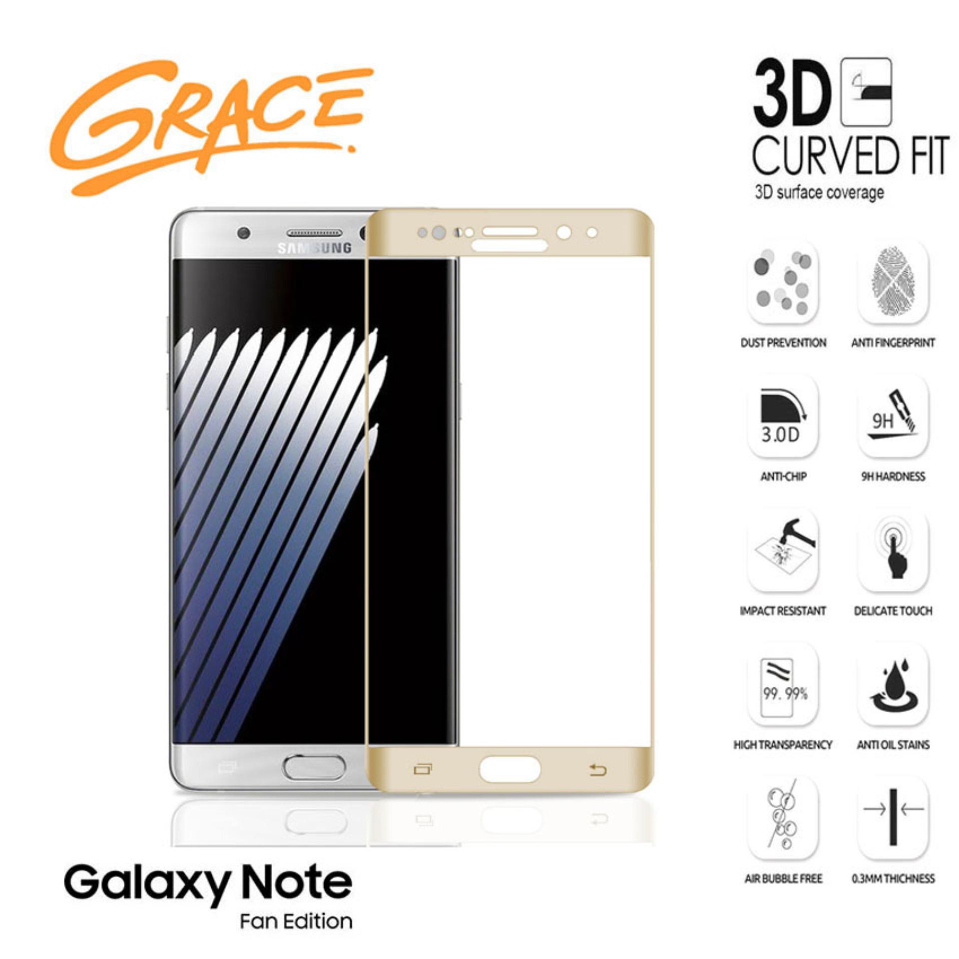 Cek Harga Baru Grace Samsung Galaxy Note Fe Fan Edition 5 7 Inch Grace Samsung Galaxy Note FE Fan Edition 5 7 inch Tempered Glass 3D Curved