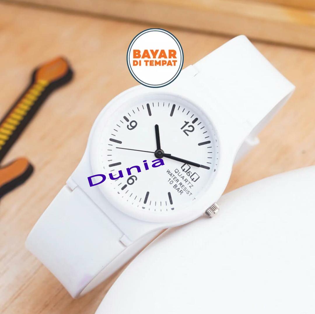 Review Q&q Qq Qnq Resin Analog Jam Tangan Wanita Pria 