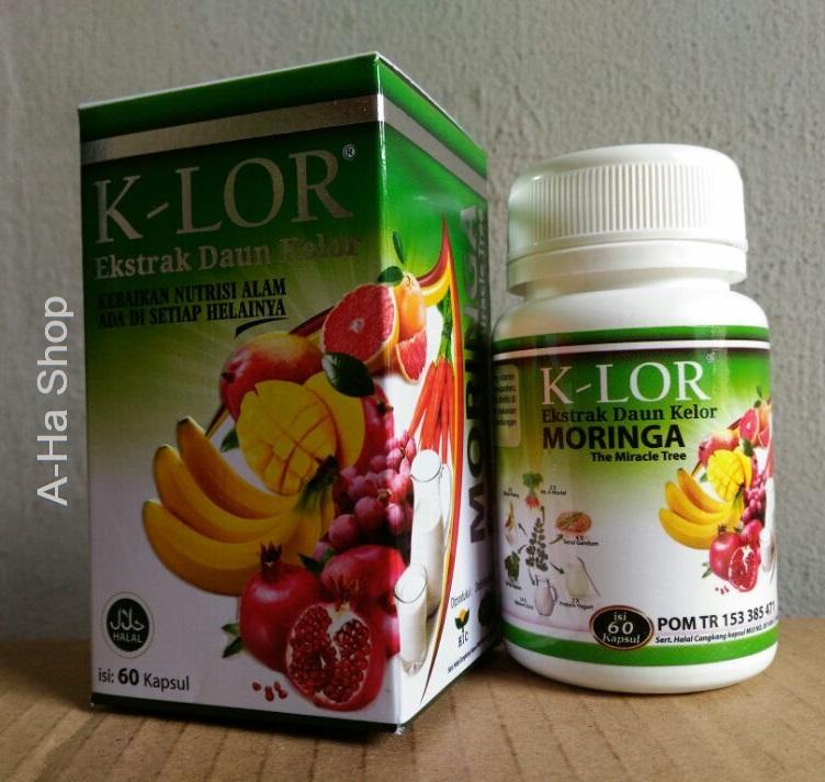 Herbal K-LOR Ekstrak Daun Kelor 60 kapsul