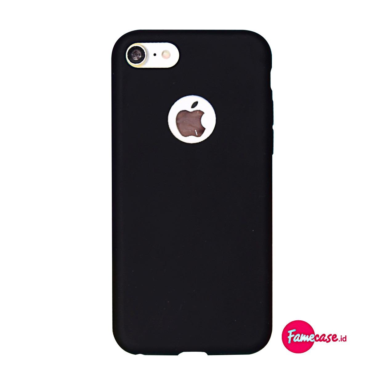 CANDY COLORFUL SOFT CASE CASING FOR IPHONE 6 6S WARNA HITAM